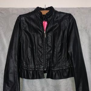 Jou Jou Juniors Leather Jacket